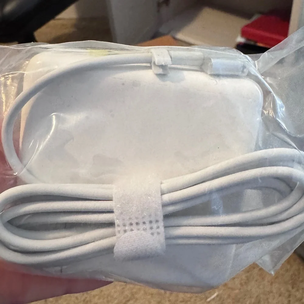 White Power Adapter for Laptops
